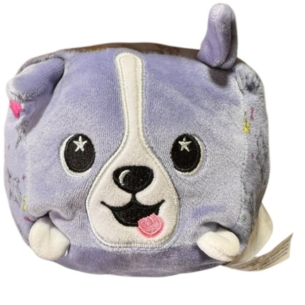 Moosh-Moosh Squared2 Plush EUC Flip'em Connie Corgi Reversible Mood‎ Plush
